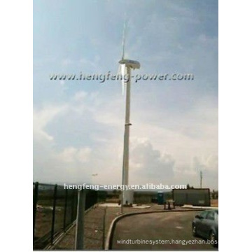 100KW Aeroturbine(wind permanent magnet generator and free stand tower )